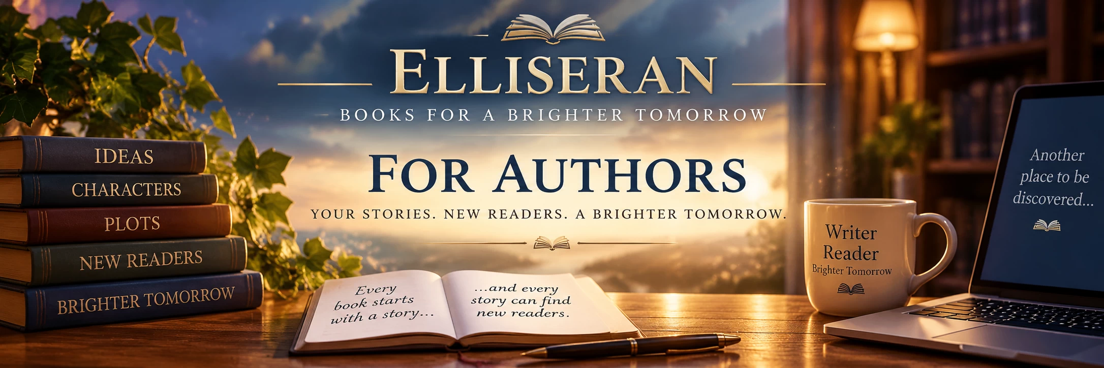 Elliseran for Authors – Your stories, new readers, a brighter tomorrow