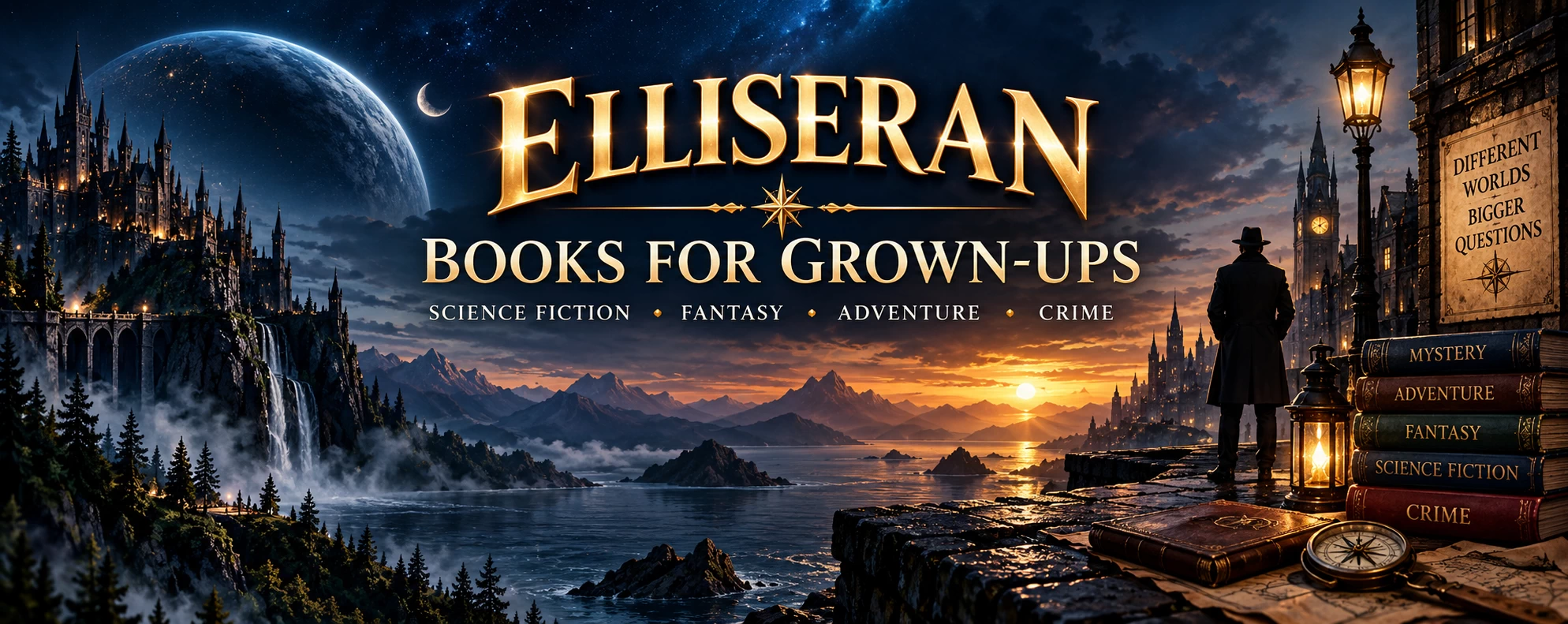 Books for Grown-Ups – Science Fiction, Fantasy, Adventure and Crime