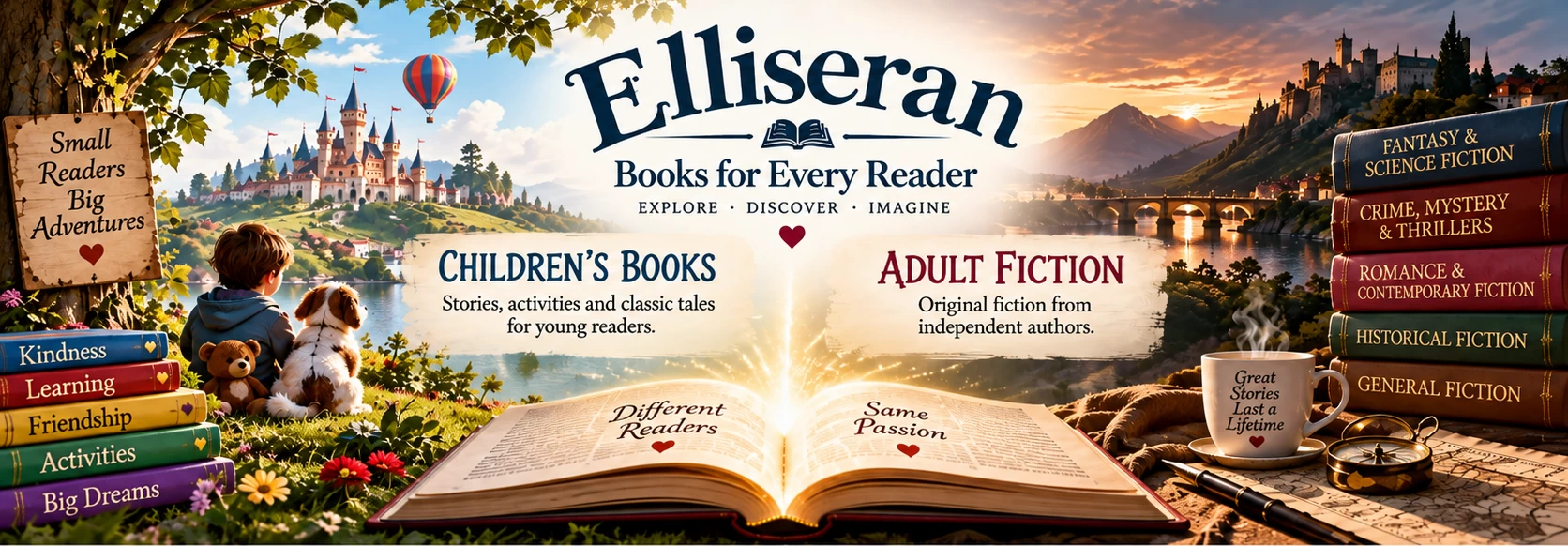 Elliseran – Books for Every Reader – Children's Books and Adult Fiction